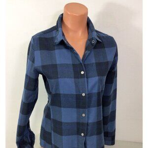 Flylow Plaid Shirt Button Front Womens Small